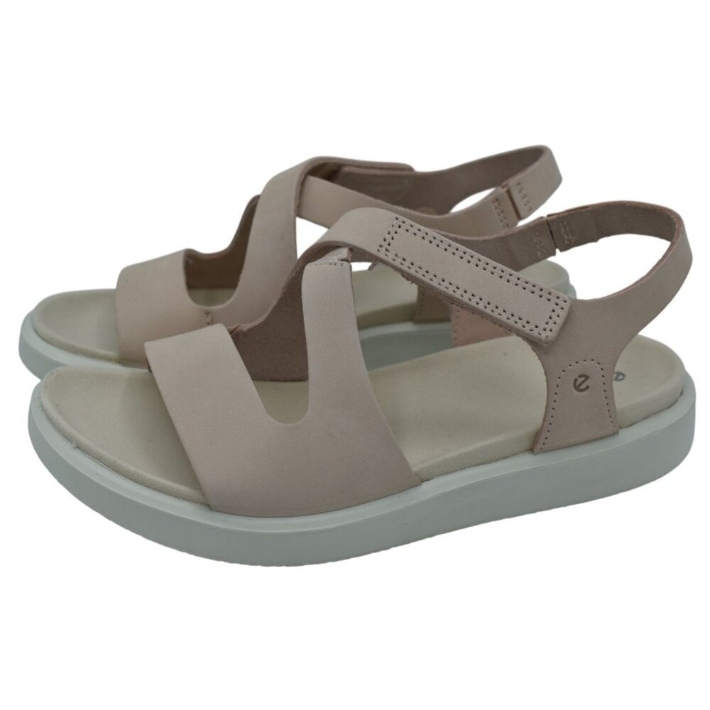 ECCO Womens Size EU 41 Flowt Crosstrap Rose Dust Leather Open Toe‎ Sandals Shoes